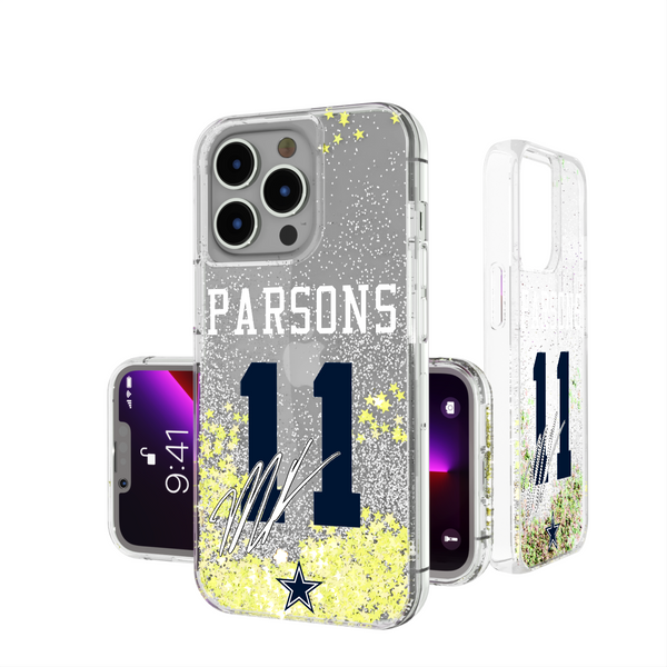 Micah Parsons Dallas Cowboys 11 Ready iPhone Glitter Phone Case