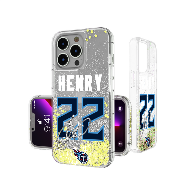Derrick Henry Tennessee Titans 22 Ready iPhone Glitter Phone Case