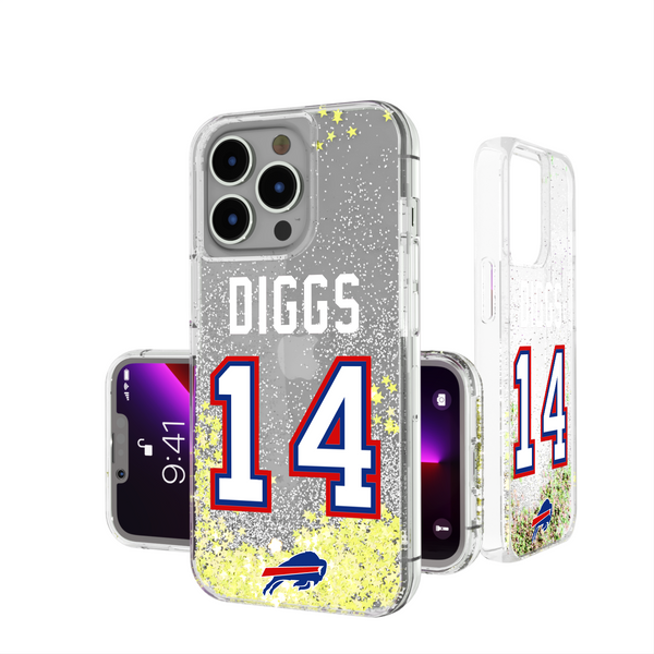 Stefon Diggs Buffalo Bills 14 Ready iPhone Glitter Phone Case