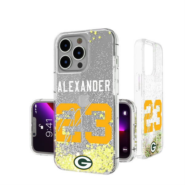 Jaire Alexander Green Bay Packers 23 Ready iPhone Glitter Phone Case