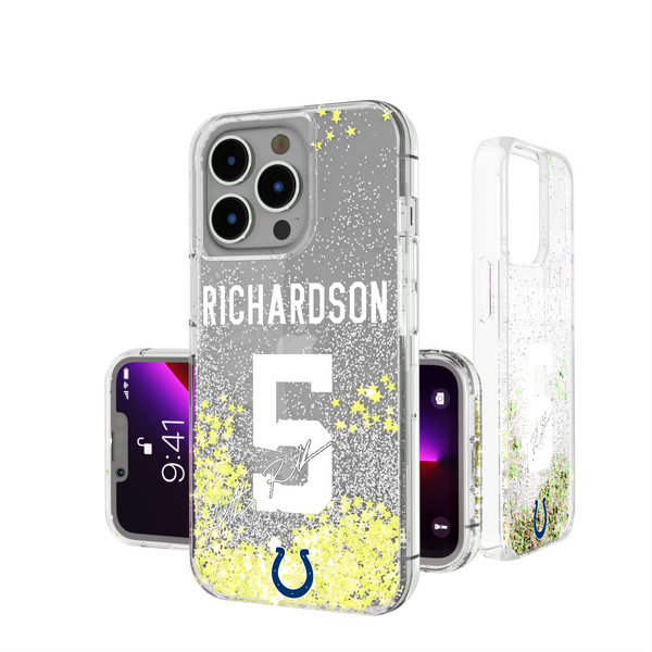 Anthony Richardson Indianapolis Colts 5 Ready iPhone Glitter Phone Case