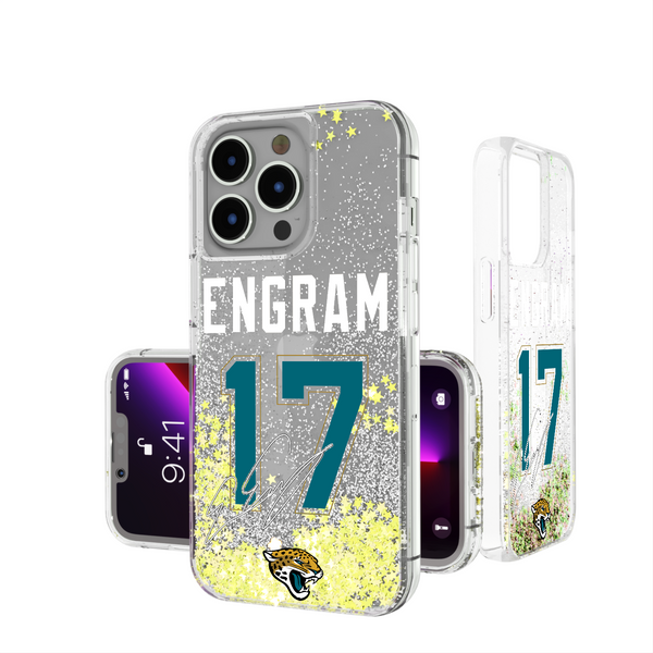 Evan Engram Jacksonville Jaguars 17 Ready iPhone Glitter Phone Case