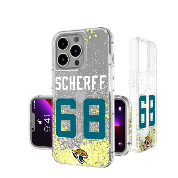 Brandon Scherff Jacksonville Jaguars 68 Ready iPhone Glitter Phone Case