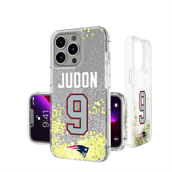 Matthew Judon New England Patriots 9 Ready iPhone Glitter Phone Case