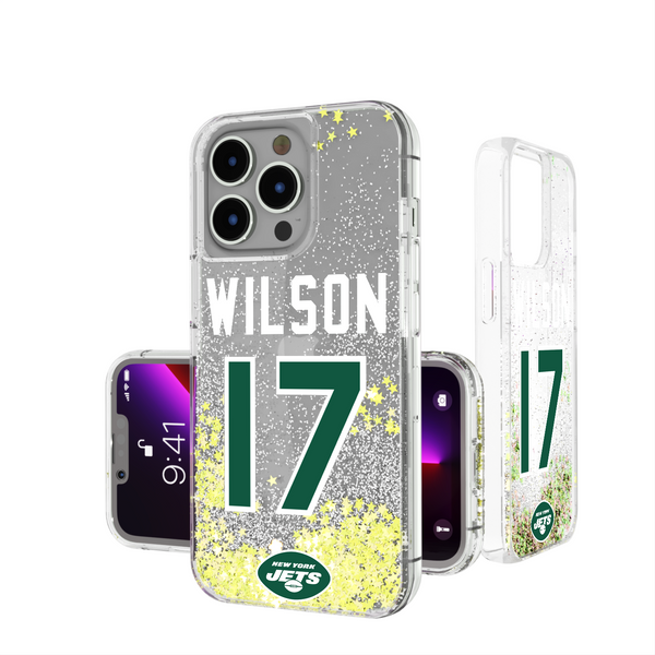 Garrett Wilson New York Jets 17 Ready iPhone Glitter Phone Case