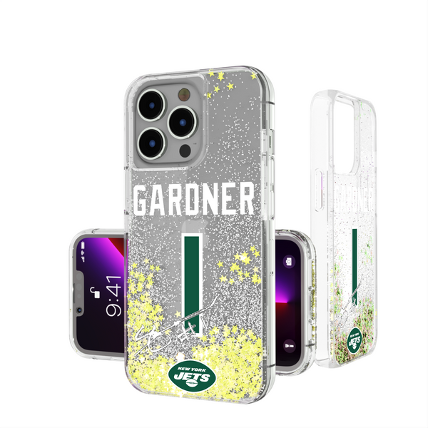 Sauce Gardner New York Jets 1 Ready iPhone Glitter Phone Case