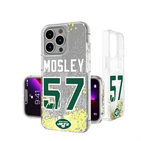 C.J. Mosley New York Jets 57 Ready iPhone Glitter Phone Case