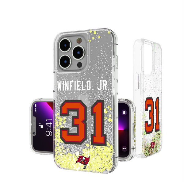 Antoine Winfield Jr. Tampa Bay Buccaneers 31 Ready iPhone Glitter Phone Case