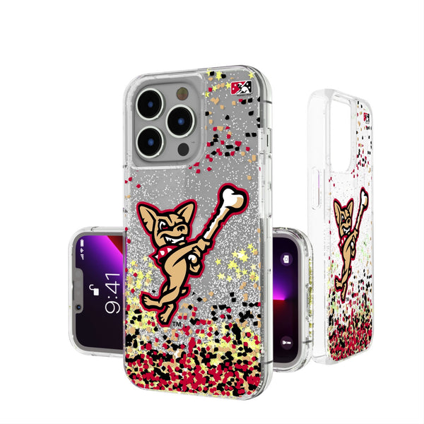 El Paso Chihuahuas Confetti iPhone Glitter Case