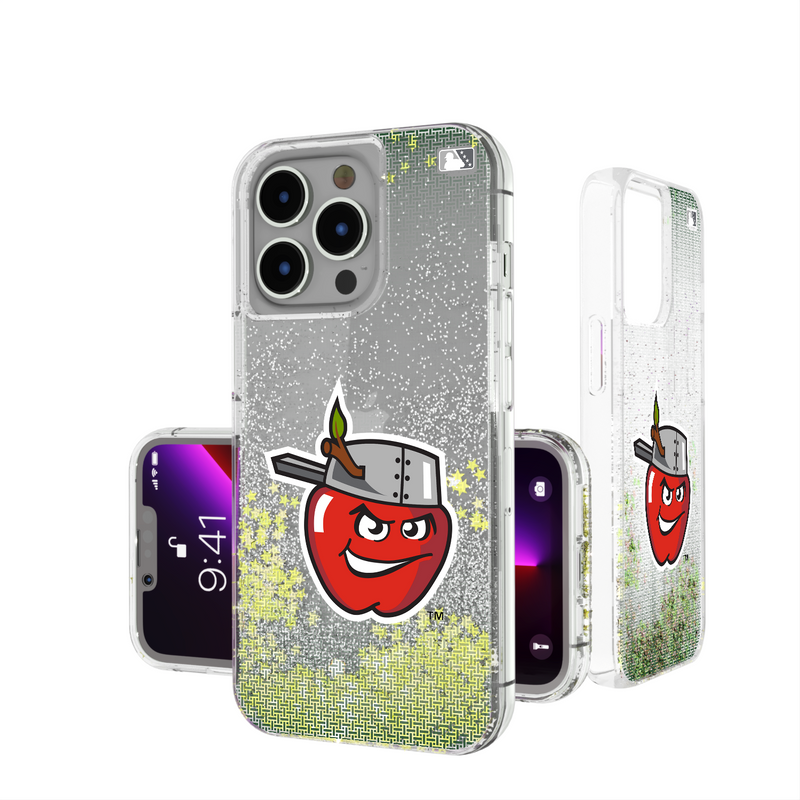 Fort Wayne TinCaps Linen iPhone Glitter Phone Case