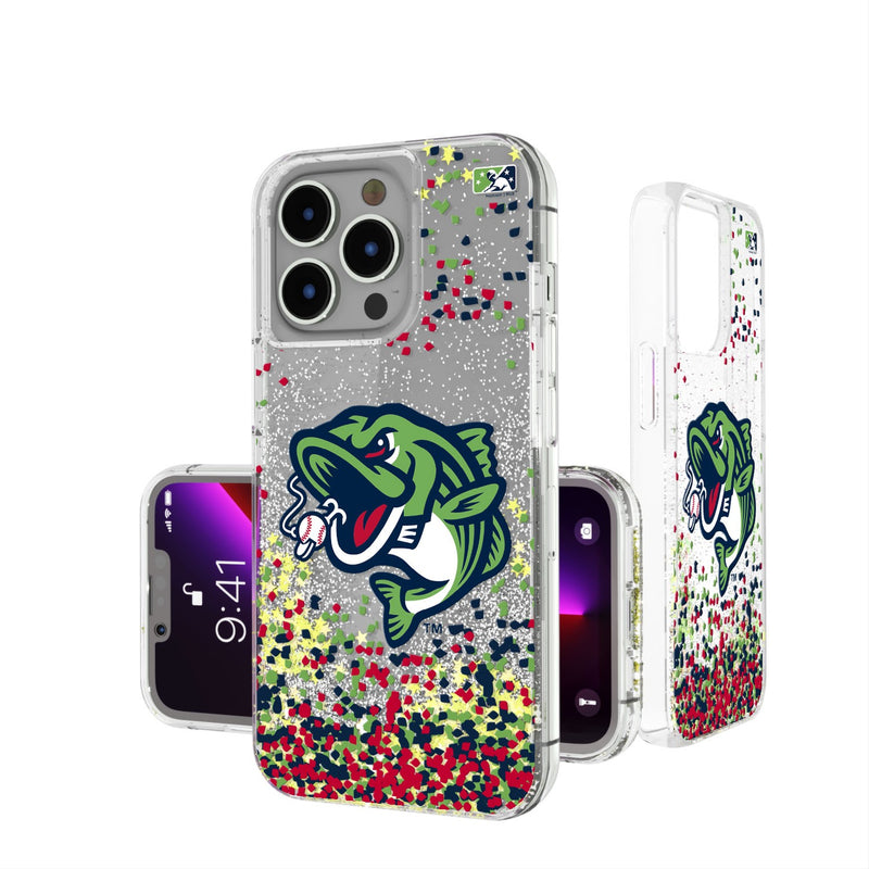 Gwinnett Stripers Confetti iPhone Glitter Case