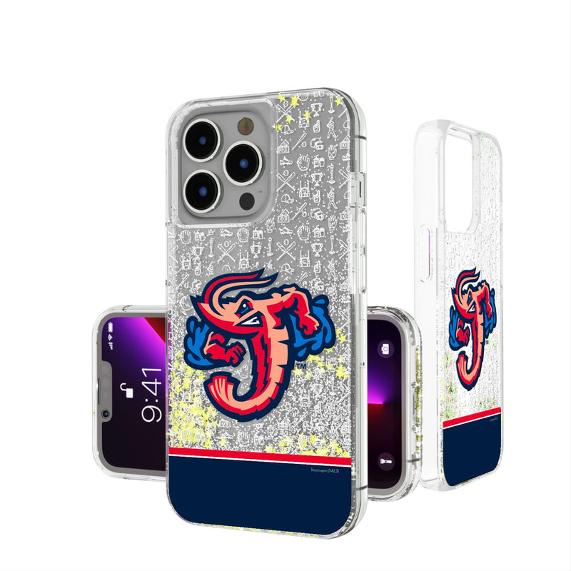 Jacksonville Jumbo Shrimp Memories iPhone Glitter Case