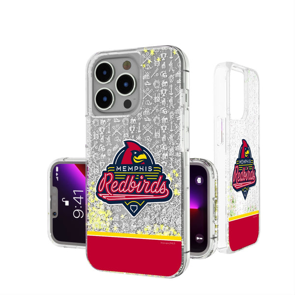 Memphis Redbirds Memories iPhone Glitter Case