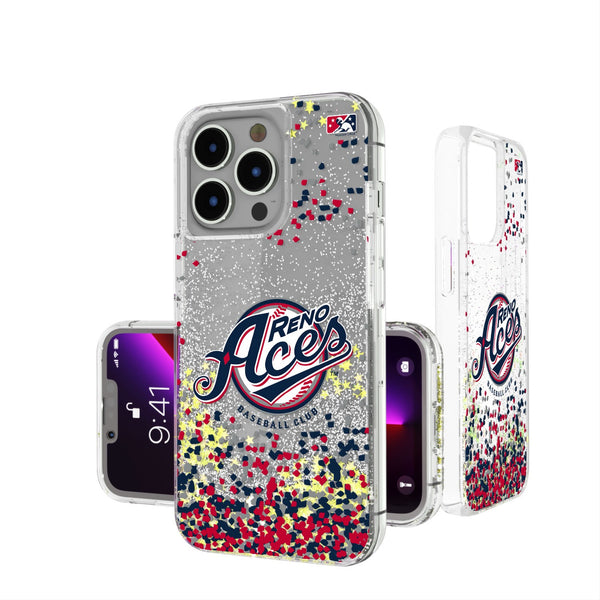 Reno Aces Confetti iPhone Glitter Case