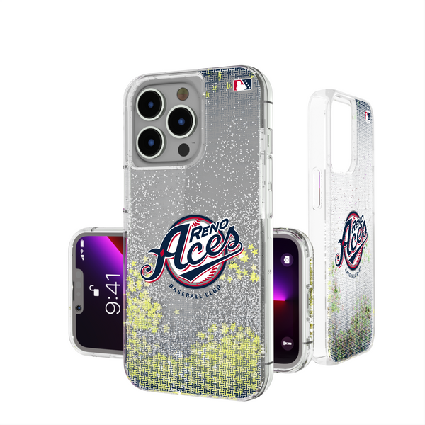 Reno Aces Linen iPhone Glitter Phone Case
