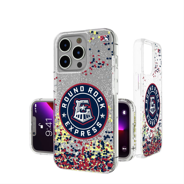 Round Rock Express Confetti iPhone Glitter Case