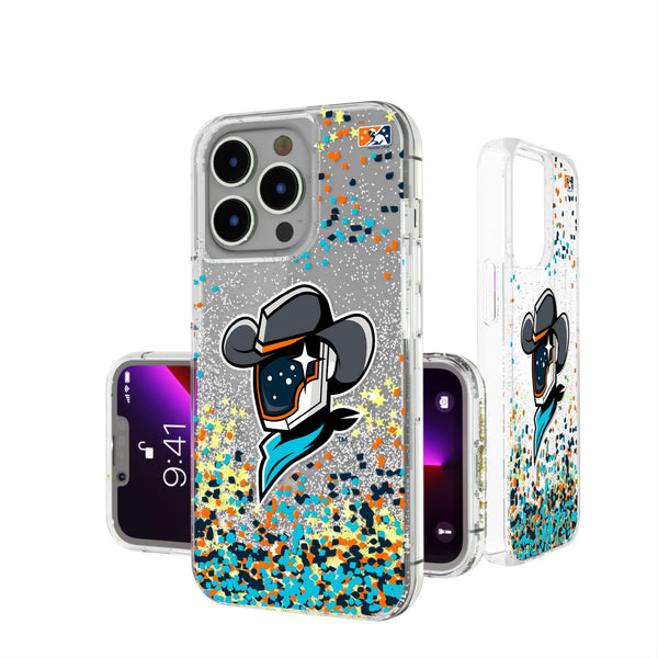 Sugar Land Space Cowboys Confetti iPhone Glitter Case