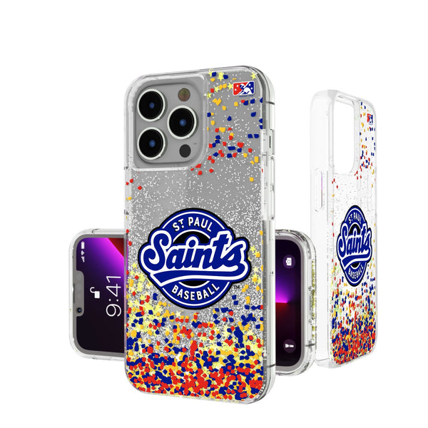 St. Paul Saints Confetti iPhone Glitter Case