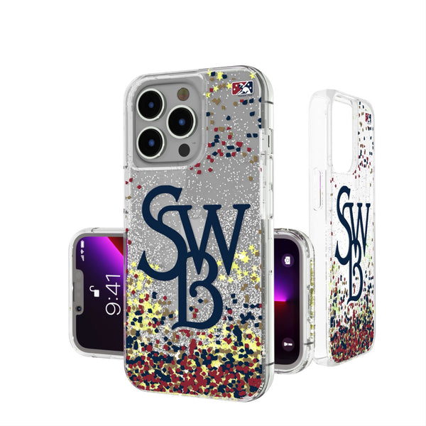 Scranton/Wilkes-Barre RailRiders Confetti iPhone Glitter Case