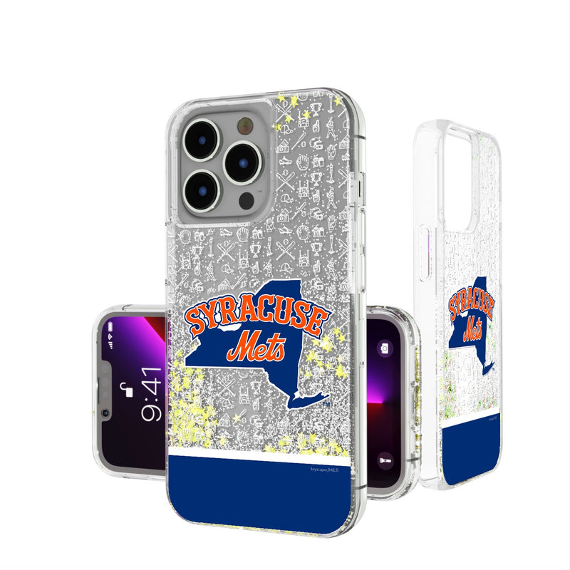 Syracuse Mets Memories iPhone Glitter Case