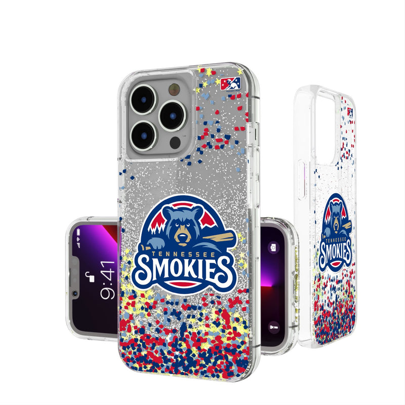 Tennessee Smokies Confetti iPhone Glitter Case