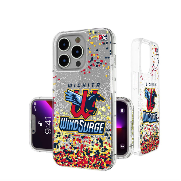 Wichita Wind Surge Confetti iPhone Glitter Case