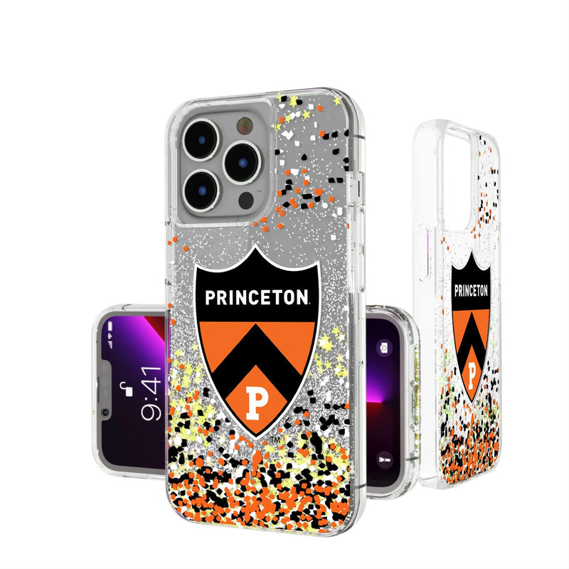Princeton Tigers Confetti iPhone Glitter Case