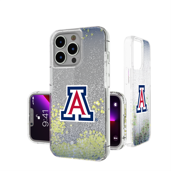 Arizona Wildcats Linen iPhone Glitter Phone Case
