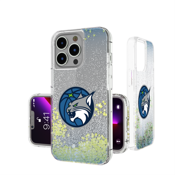 Minnesota Lynx Linen iPhone Glitter Phone Case