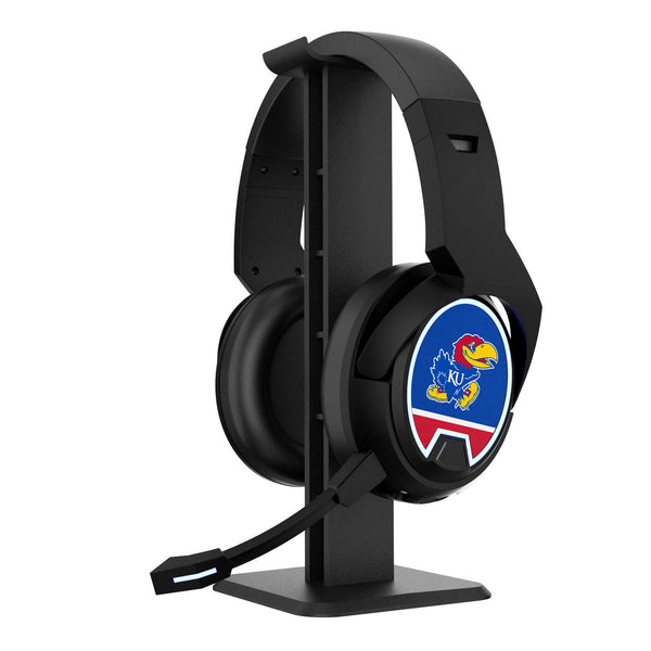 Kansas Jayhawks Stripe Gaming Headphones