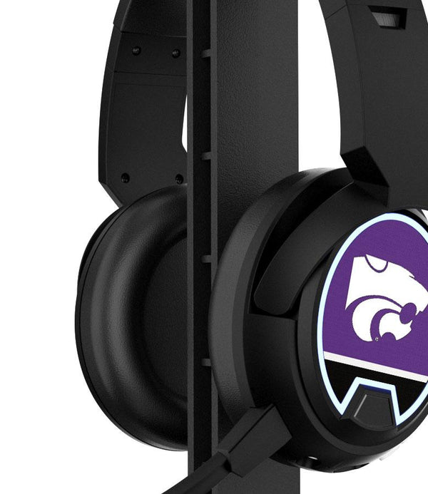 Kansas State Wildcats Stripe Gaming Headphones