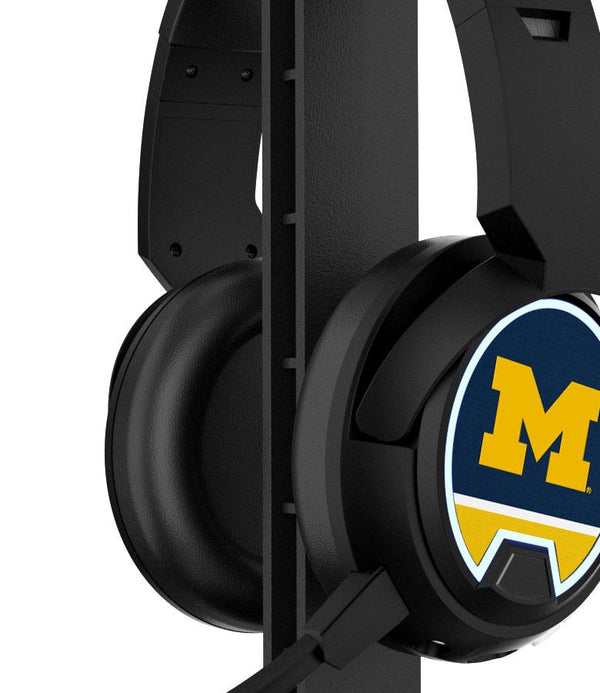 Michigan Wolverines Stripe Gaming Headphones