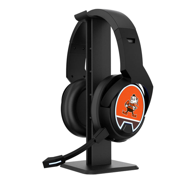 Cleveland Browns Stripe Gaming Headphones