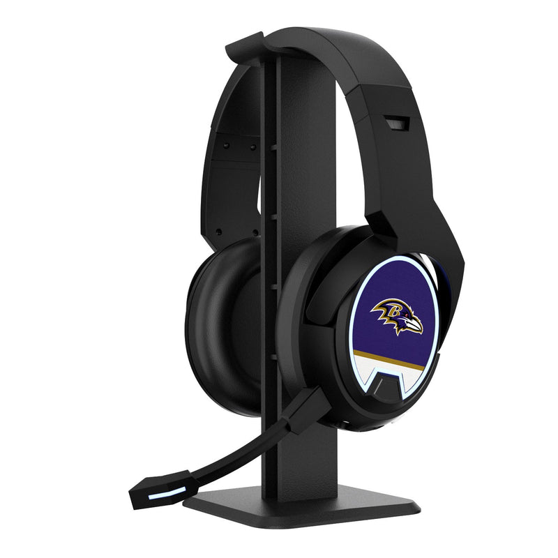 Baltimore Ravens Stripe Gaming Headphones