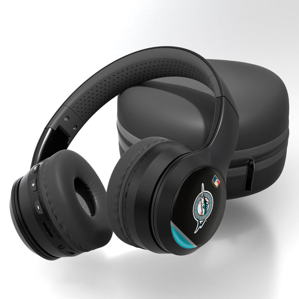 Miami Marlins 1993-2011 - Cooperstown Collection Stripe Wireless Over-Ear Bluetooth Headphones