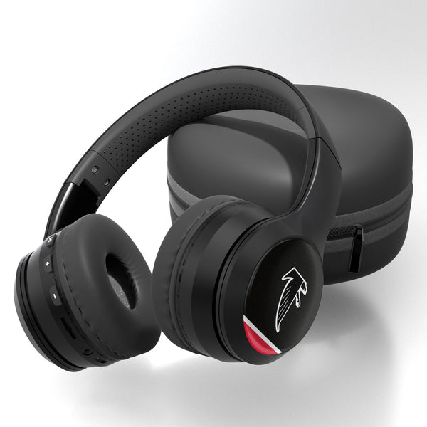 Atlanta Falcons Classic  Stripe Wireless Over-Ear Bluetooth Headphones