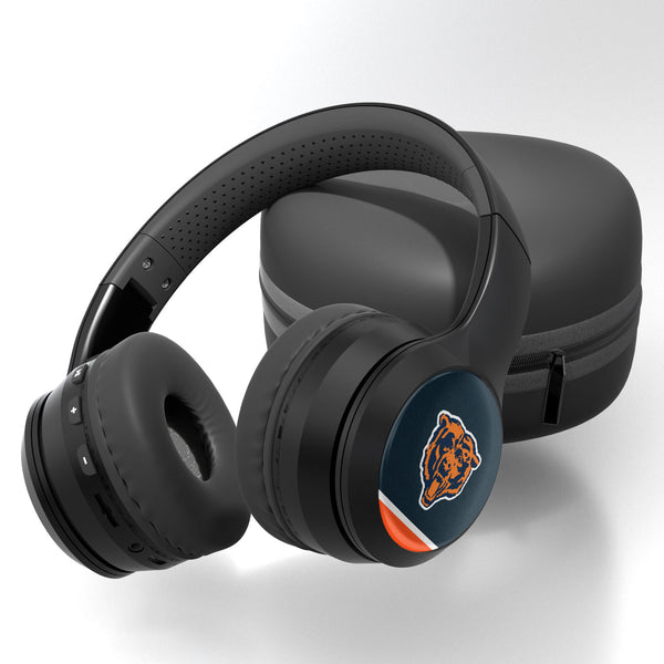 Chicago Bears 1946 Historic Collection Stripe Wireless Over-Ear Bluetooth Headphones