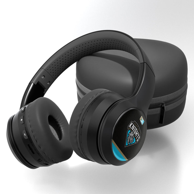 Charlotte Knights Stripe Wireless Over-Ear Bluetooth Headphones