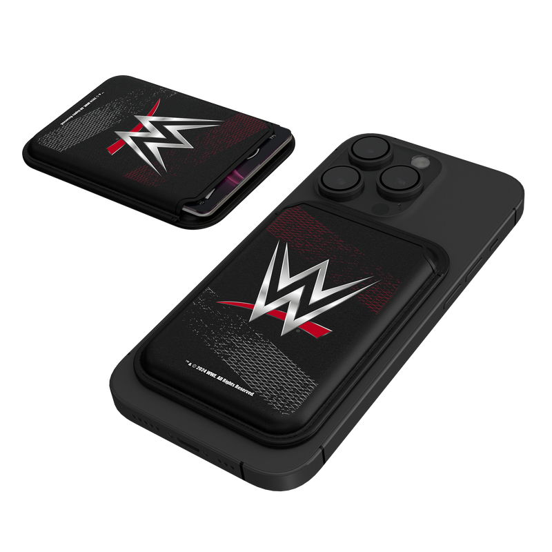 WWE Steel Black Magnetic Credit Card Wallet