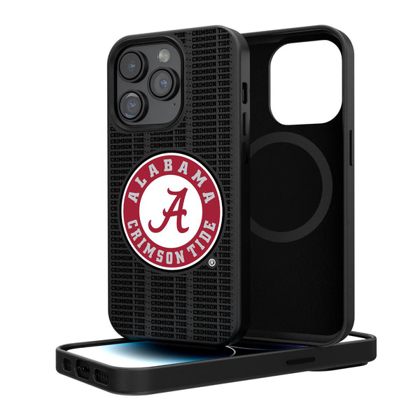 Alabama Crimson Tide Blackletter iPhone Magnetic Case