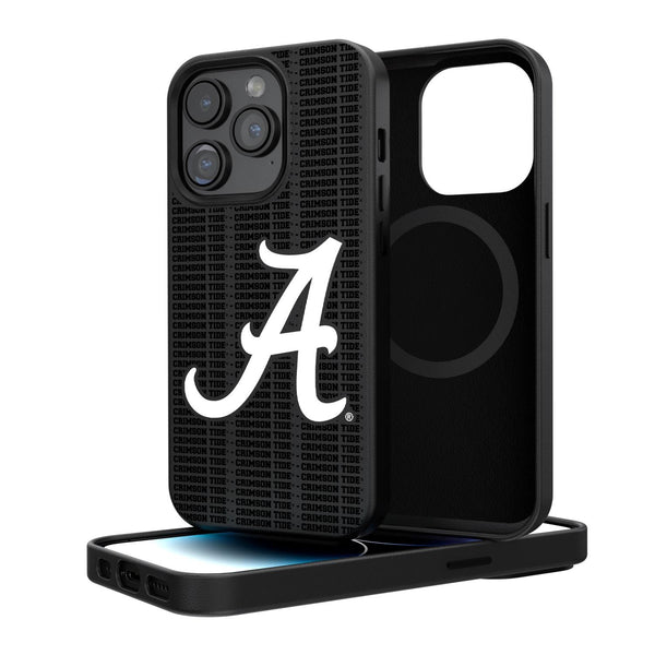 Alabama Crimson Tide Blackletter iPhone Magnetic Case