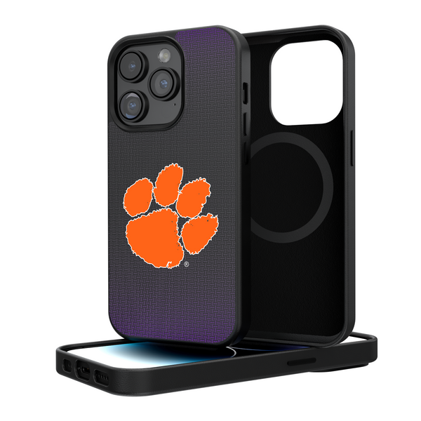 Clemson Tigers Linen iPhone Magnetic Phone Case
