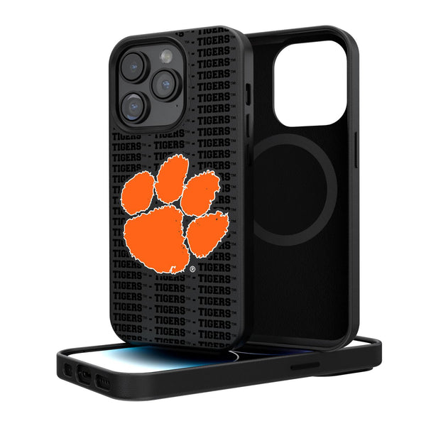 Clemson Tigers Blackletter iPhone Magnetic Case