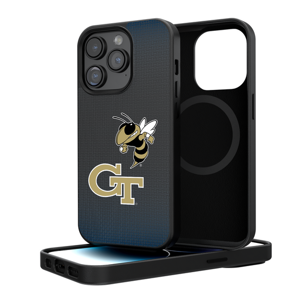 Georgia Tech Yellow Jackets Linen iPhone Magnetic Phone Case