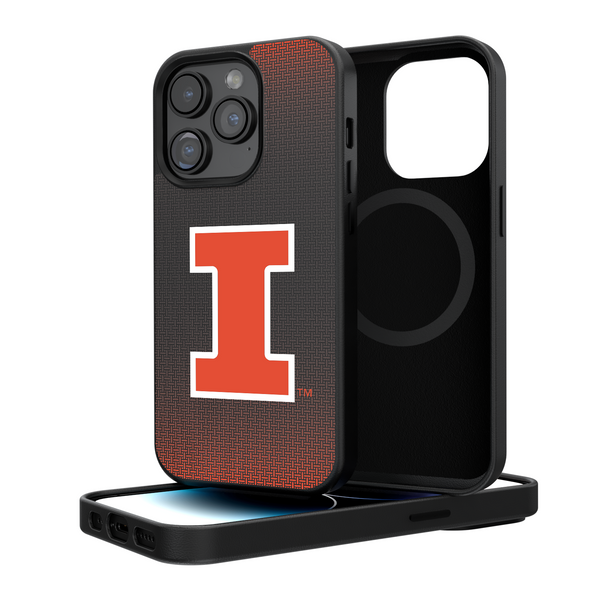 Illinois Fighting Illini Linen iPhone Magnetic Phone Case