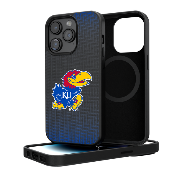 Kansas Jayhawks Linen iPhone Magnetic Phone Case