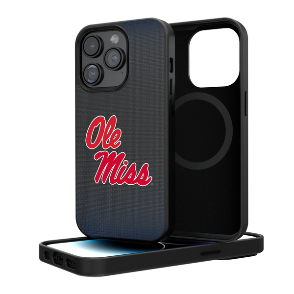 Mississippi Ole Miss Rebels Linen iPhone Magnetic Phone Case