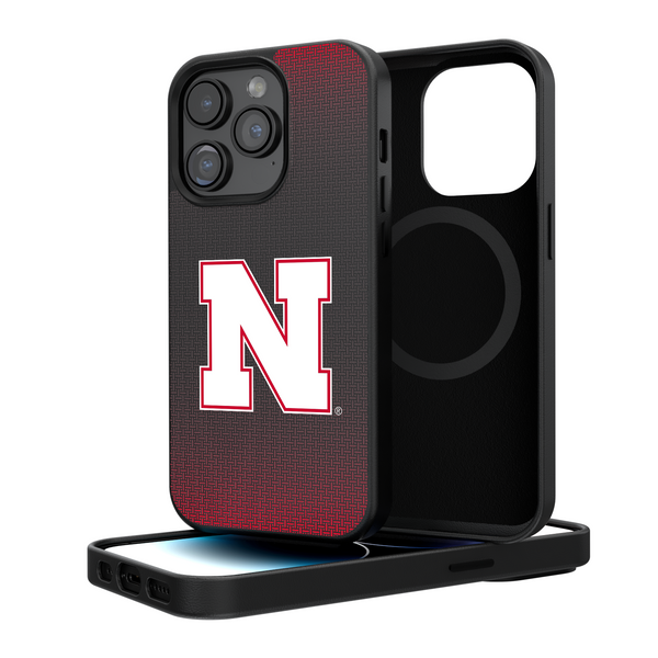 Nebraska Huskers N Linen iPhone Magnetic Phone Case