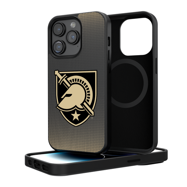 Army Academy Black Knights Linen iPhone Magnetic Phone Case