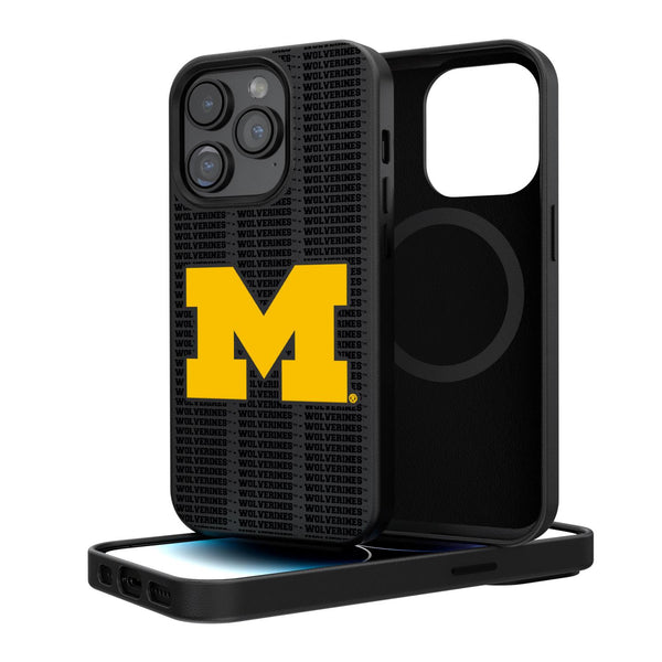 Michigan Wolverines Blackletter iPhone Magnetic Case
